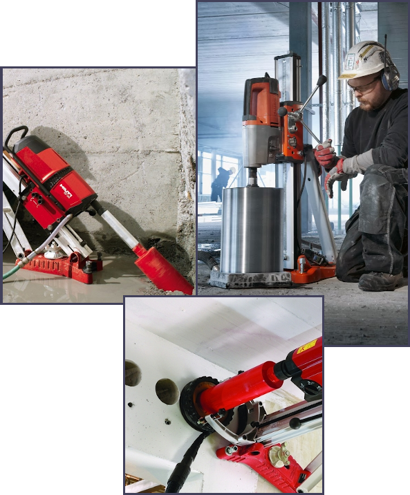 услуги алмазного бурения в Казани